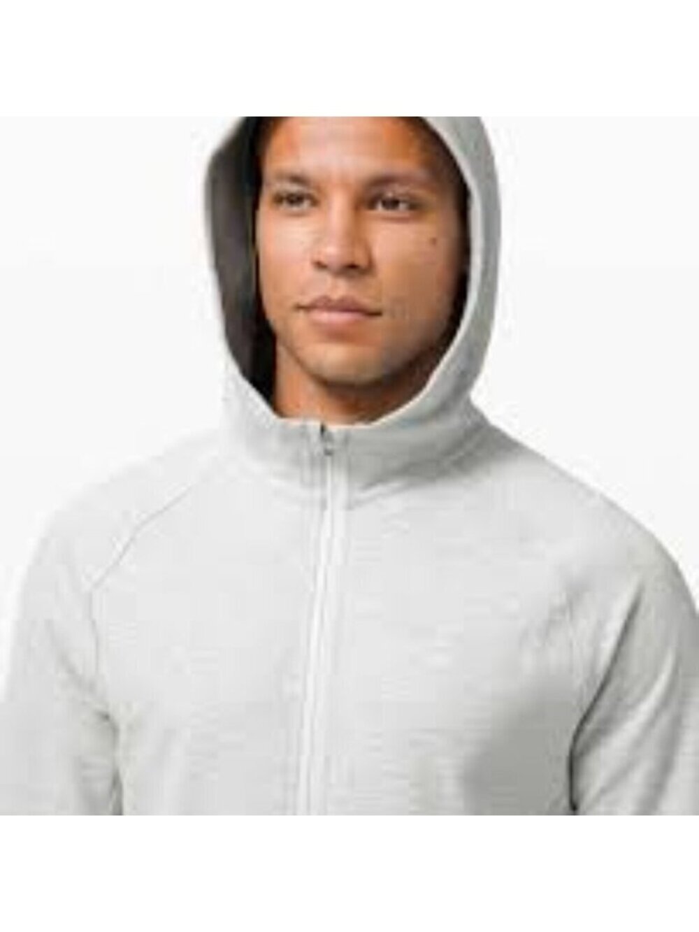 Lululemon City Sweat Full Zip Hoodie Heathered Ultra Light Grey / Sea Salt XXL - Picture 5 of 13